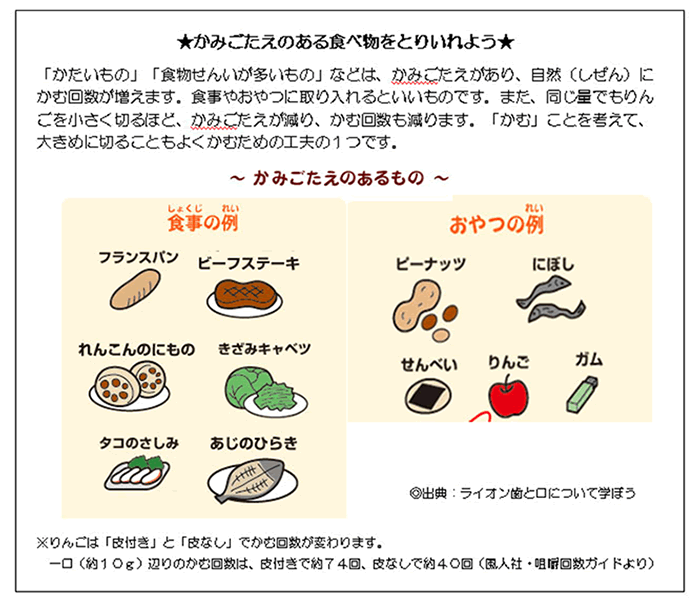 噛み応えのある食べ物一覧