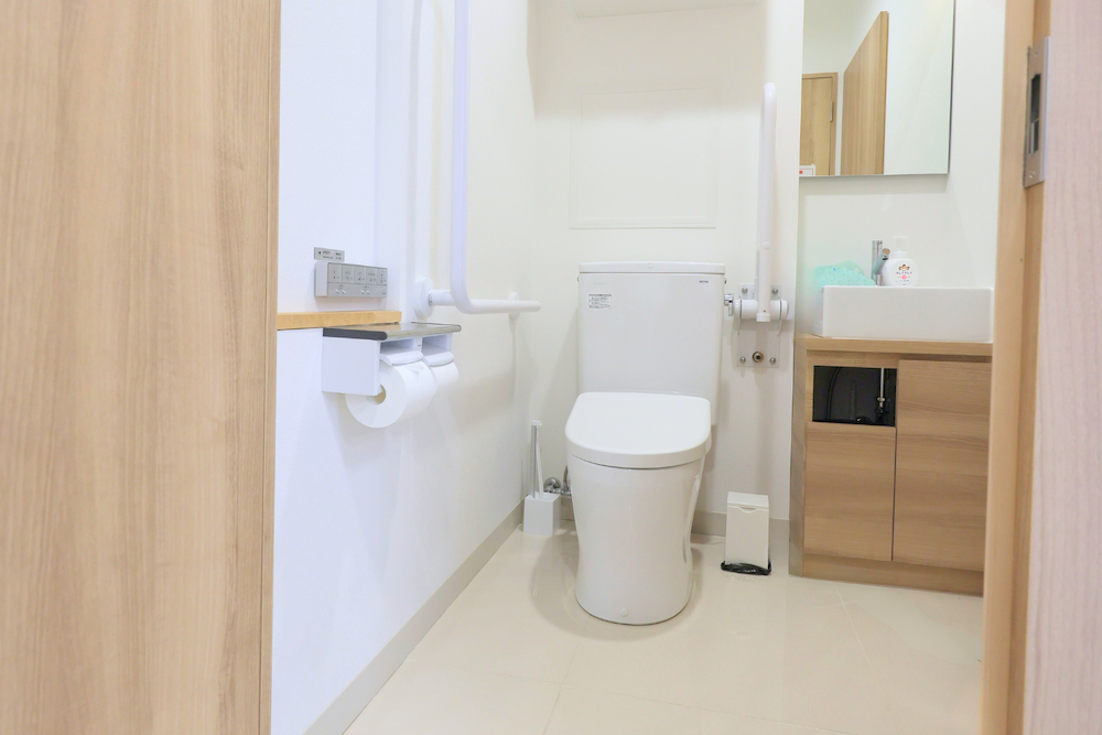 町屋さくら歯科・矯正歯科のバリアフリートイレ