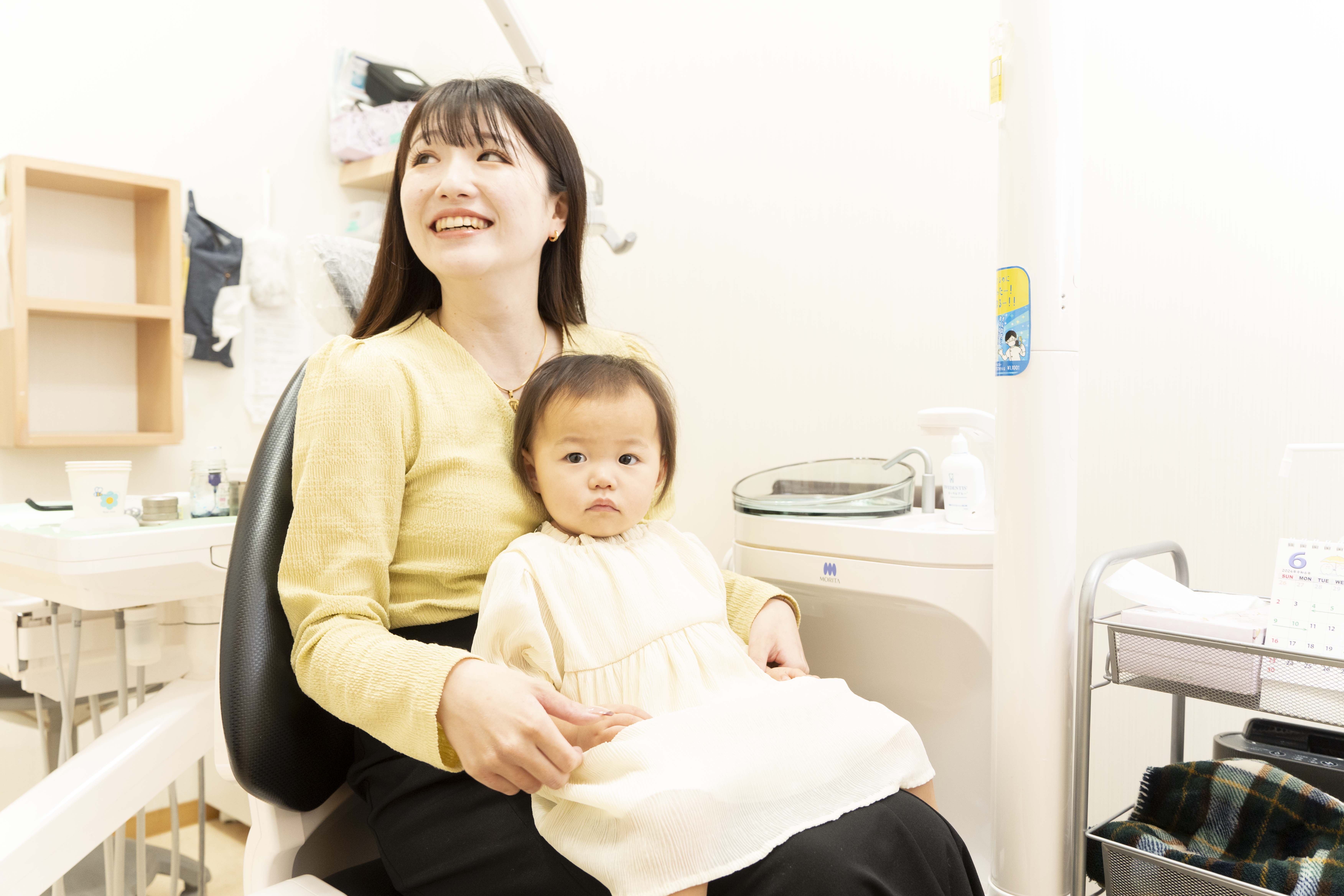 歯医者さんに来た子ども